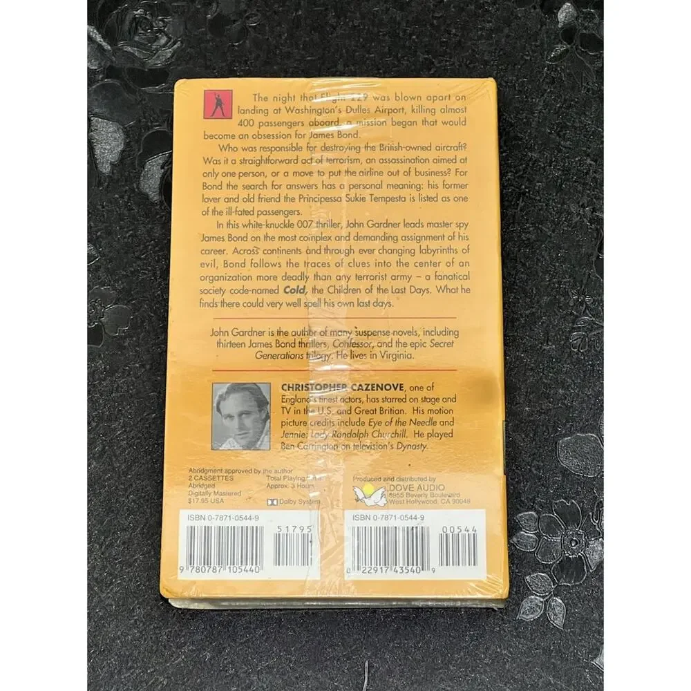 Ian Fleming's James Bond in Cold Fall John Gardner Dove Audio Sealed 1996